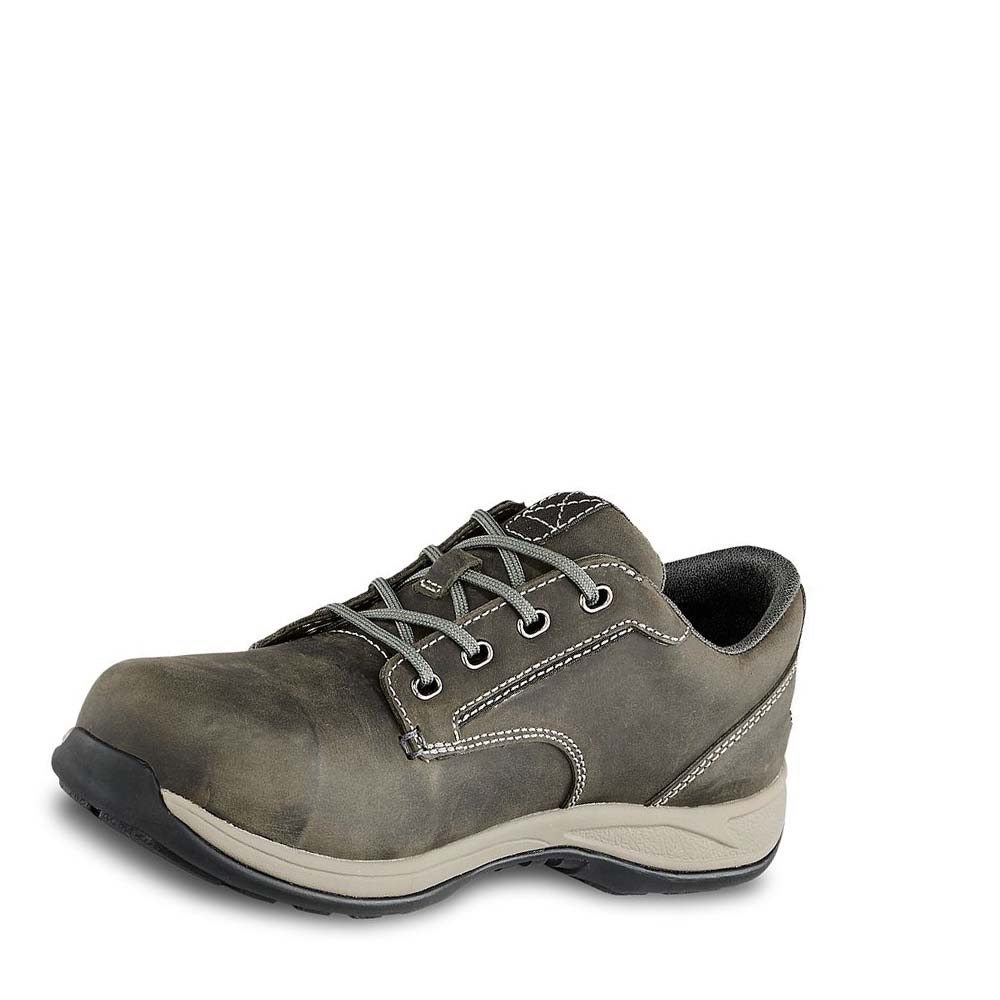 Red Wing ComfortPro Safety Toe Oxford Work Women's Safety Shoes Olive | ZA 115WNB